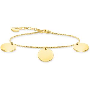 Thomas Sabo with three discs gulfärgad armband A1961-413-39-L19V