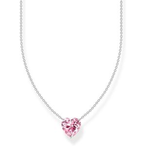 Thomas Sabo pink large heart pendant hjärthalsband KE2211-051-9-L45V
