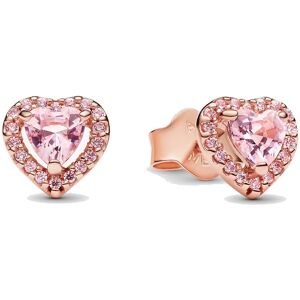 Pandora Timeless roséguldpläterade rosa hjärta örhängen 288427C02 Pandora Timeless roséguldpläterade rosa hjärta örhängen 288427C02