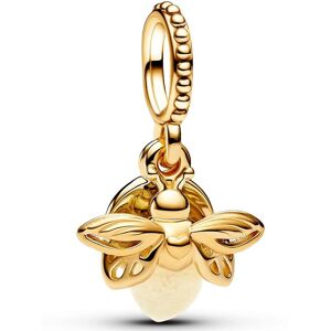 Pandora Moments Glow-in-the-dark Firefly 14k Gold-plated Glass Yellow berlock 769352C01 Pandora Moments Glow-in-the-dark Firefly 14k Gold-plated Glass Yellow berlock 769352C01