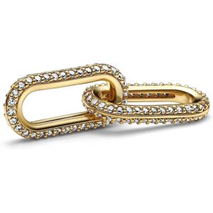 Pandora ME 14k Gold-Plates Double Link with Clear CZ berlock 769660C01 Pandora ME 14k Gold-Plates Double Link with Clear CZ berlock 769660C01
