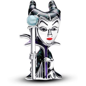 Pandora Disney x Pandora Disney Villains Maleficent sterling silver berlock with glittery green black, red and glow in the dark blue enamel 793423C01 Pandora Disney x Pandora Disney Villains Maleficent sterling silver berlock with glittery green black, red and glow in the dark blue enamel 793423C01