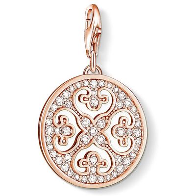 Thomas Sabo Rose Guld/Vit Charm - Charm Thomas Sabo Rose Guld/Vit Charm - Charm