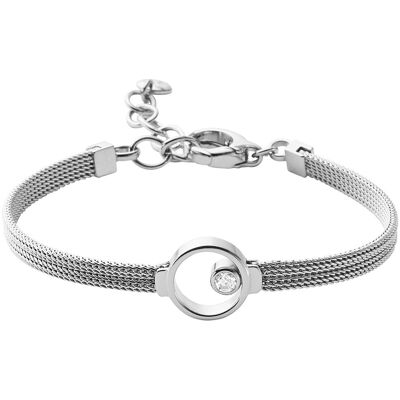 Skagen armband Elin Silver-Tone Crystal SKJ0834040 Skagen armband Elin Silver-Tone Crystal SKJ0834040