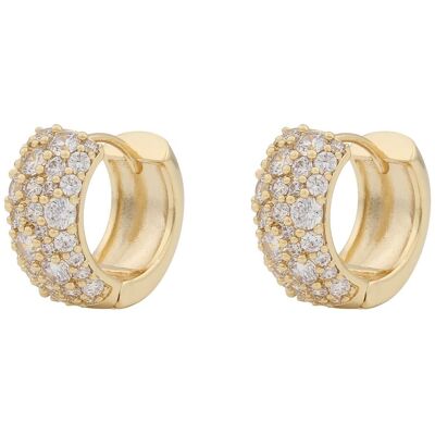 SNÖ of Sweden Copenhagen wide ring hoops 1269-6900-251-ONE SNÖ of Sweden Copenhagen wide ring hoops 1269-6900-251-ONE