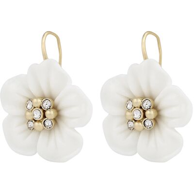 Snö of Sweden Florette guldpläterade örhängen 30 mm 1398-6300362 Snö of Sweden Florette guldpläterade örhängen 30 mm 1398-6300362
