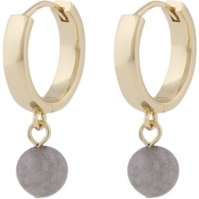 SNÖ of Sweden Lara small hoops g/grey 1324-6400369 SNÖ of Sweden Lara small hoops g/grey 1324-6400369