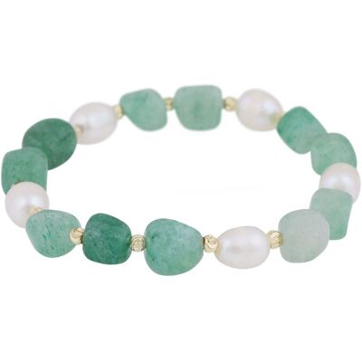 SNÖ of Sweden Hilma elastiskt armband g/light green 1342-3200183 SNÖ of Sweden Hilma elastiskt armband g/light green 1342-3200183