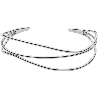 Skagen armband Kariana Silver-Tone Wire Bracelet SKJ1124040 Skagen armband Kariana Silver-Tone Wire Bracelet SKJ1124040