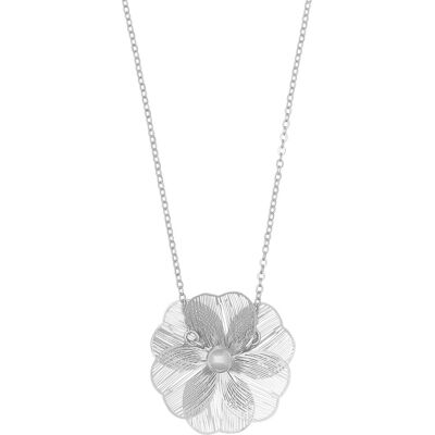 Snö of Sweden Flora silverpläterat halsband 50 cm 1400-0150256 Snö of Sweden Flora silverpläterat halsband 50 cm 1400-0150256