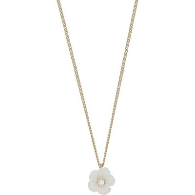 Snö of Sweden Florette guldpläterat halsband 45 cm 1398-0145362 Snö of Sweden Florette guldpläterat halsband 45 cm 1398-0145362