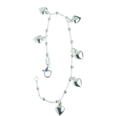 Övrigt armband 6 hjärtan R98/18,5 Övrigt armband 6 hjärtan R98/18,5