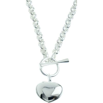 Övrigt Silver armband ärtkedja med T-lås R33/19 Övrigt Silver armband ärtkedja med T-lås R33/19