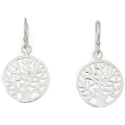 Silver Bar Tree of Life hängande örhängen 30 mm 1855 Silver Bar Tree of Life hängande örhängen 30 mm 1855