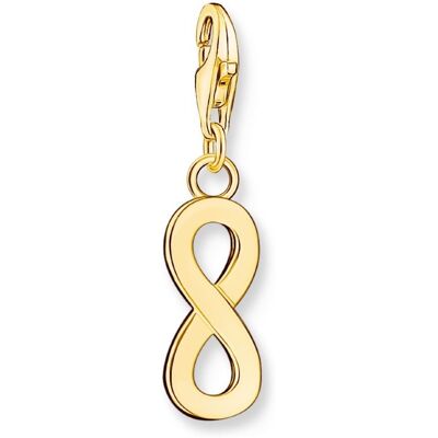 Thomas Sabo Charm Club Charmista infinity yellow-gold plated berlock 1990-413-39 Thomas Sabo Charm Club Charmista infinity yellow-gold plated berlock 1990-413-39
