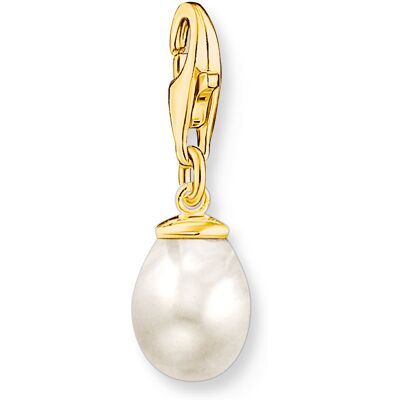 Thomas Sabo Charm Club Charmista gold pearl berlock 1996-430-14 Thomas Sabo Charm Club Charmista gold pearl berlock 1996-430-14
