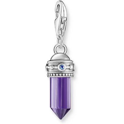 Thomas Sabo Charm Club Charmista hexagon purple stone fine symbols silver berlock 2047-348-13 Thomas Sabo Charm Club Charmista hexagon purple stone fine symbols silver berlock 2047-348-13