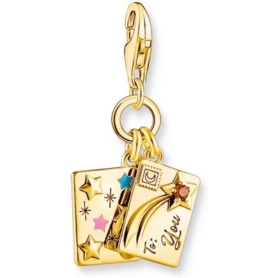 Thomas Sabo Charm Club Charmista Enjoy Wish upon a start letter yellow-gold berlock 2065-414-7 Thomas Sabo Charm Club Charmista Enjoy Wish upon a start letter yellow-gold berlock 2065-414-7