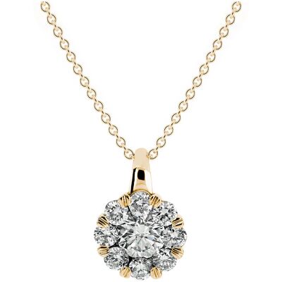 Kohinoor Dahlia guld diamant halsband 213-232K-30 Kohinoor Dahlia guld diamant halsband 213-232K-30