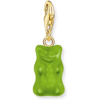 Thomas Sabo Haribo gold-plated charm pendant goldbears in green berlock 2192-413-6 Thomas Sabo Haribo gold-plated charm pendant goldbears in green berlock 2192-413-6