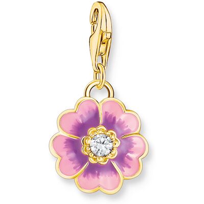 Thomas Sabo guldpläterad blomma charm 2208-565-7 Thomas Sabo guldpläterad blomma charm 2208-565-7