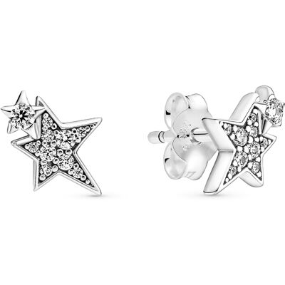Pandora Sparkling Asymmetric Stars örhängen 290012C01 Pandora Sparkling Asymmetric Stars örhängen 290012C01