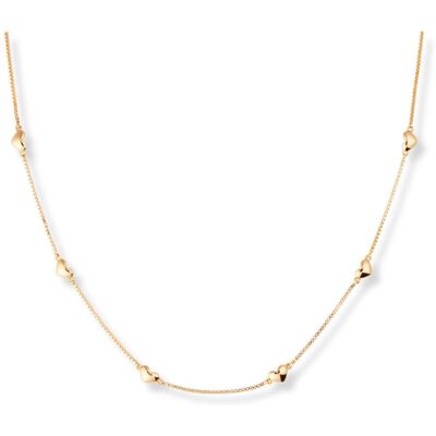 Sparv Love Links halsband guldfärgat 3190101 Sparv Love Links halsband guldfärgat 3190101