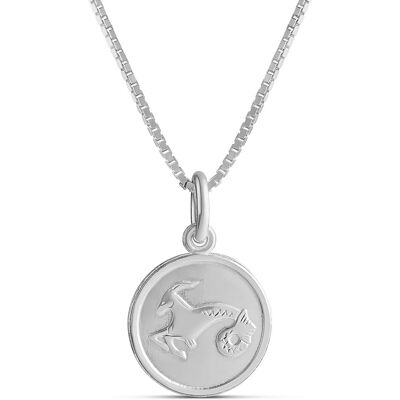 Top Gold silver Stenbocken horoskop hängsmycke med kedja 45cm 32 5701 0000 Top Gold silver Stenbocken horoskop hängsmycke med kedja 45cm 32 5701 0000