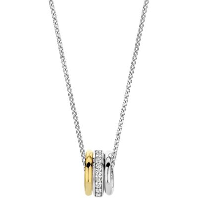 TI SENTO tvåfärgad halsband 34058ZY/42 TI SENTO tvåfärgad halsband 34058ZY/42