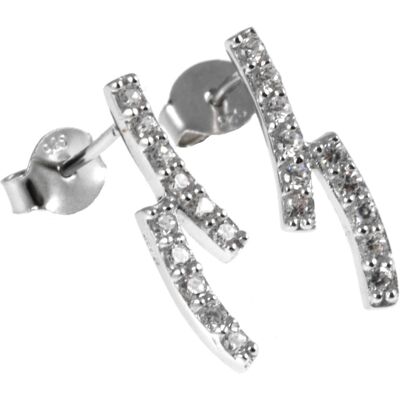 Silver Bar Two long örhängen 18 mm 3930 Silver Bar Two long örhängen 18 mm 3930