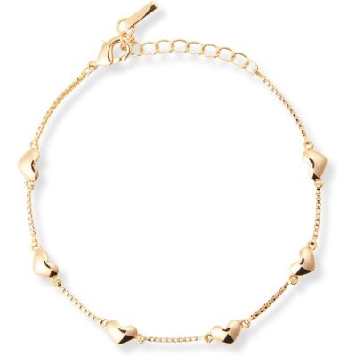 Sparv Little Hearts armband guldfärgat 2280101 Sparv Little Hearts armband guldfärgat 2280101
