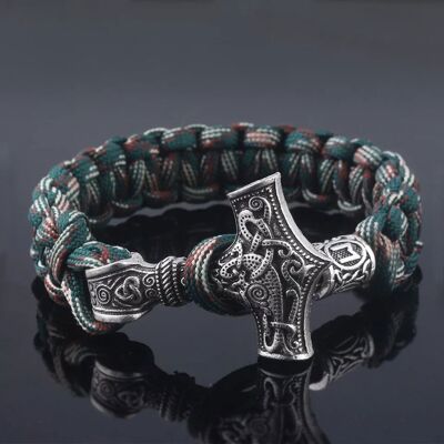 Varia Design Viking Tor armband mönstrad/silver Varia Design Viking Tor armband mönstrad/silver