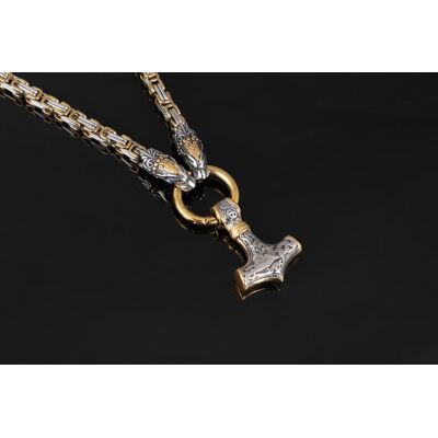 Varia Design Harald Blåtand halsband silver-guld Varia Design Harald Blåtand halsband silver-guld