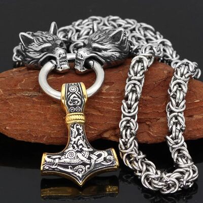 Varia Design Valhalla halsband silver-guld Varia Design Valhalla halsband silver-guld