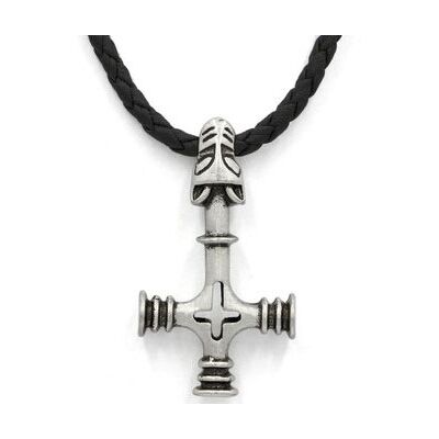 Varia Design Wolf Cross halsband läder Varia Design Wolf Cross halsband läder