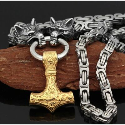Varia Design Wolves halsband guld Varia Design Wolves halsband guld