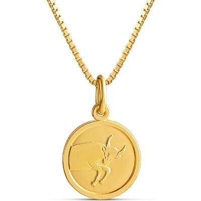 Top Gold förgyllt silver Oxen horoskop hängsmycke med kedja 45cm 52 5705 0000 Top Gold förgyllt silver Oxen horoskop hängsmycke med kedja 45cm 52 5705 0000