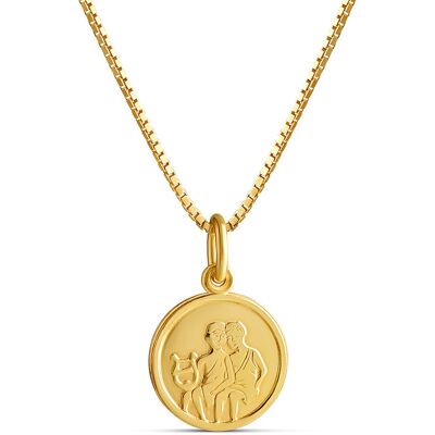 Top Gold förgyllt silver Tvillingarna horoskop hängsmycke med kedja 45cm 52 5706 0000 Top Gold förgyllt silver Tvillingarna horoskop hängsmycke med kedja 45cm 52 5706 0000