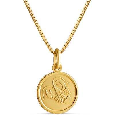 Top Gold förgyllt silver Kräftan horoskop hängsmycke med kedja 45cm 52 5707 0000 Top Gold förgyllt silver Kräftan horoskop hängsmycke med kedja 45cm 52 5707 0000