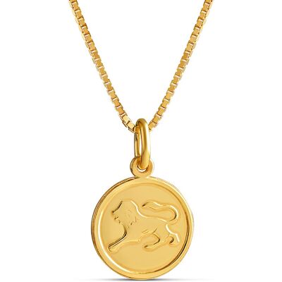 Top Gold förgyllt silver Lejonet horoskop hängsmycke med kedja 45cm 52 5708 0000 Top Gold förgyllt silver Lejonet horoskop hängsmycke med kedja 45cm 52 5708 0000
