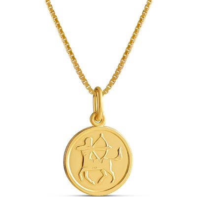 Top Gold förgyllt silver Skytten horoskop hängsmycke med kedja 45cm 52 5712 0000 Top Gold förgyllt silver Skytten horoskop hängsmycke med kedja 45cm 52 5712 0000