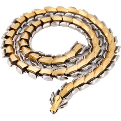 Varia Design Wolf Viking Silver/Gold halsband Varia Design Wolf Viking Silver/Gold halsband