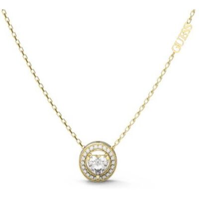 GUESS M'ama non m'ama gulfärgat halsband JUBN04667JWYGT/U GUESS M'ama non m'ama gulfärgat halsband JUBN04667JWYGT/U