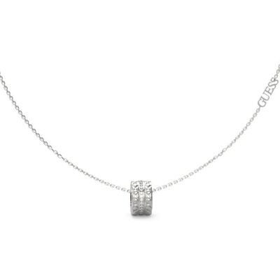 GUESS Stylish silverfärgat halsband JUBN04589JWRHT/U GUESS Stylish silverfärgat halsband JUBN04589JWRHT/U