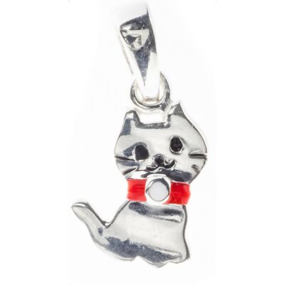 Silver Bar Bob the cat hängsmycke 14 mm 7091 Silver Bar Bob the cat hängsmycke 14 mm 7091