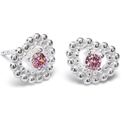 Kalevala Pink Ribbon 2025 Circle of Light silver örhängen pink 2669483JT Kalevala Pink Ribbon 2025 Circle of Light silver örhängen pink 2669483JT