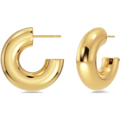 Edblad Chunky Creoles S Gold 127664 Edblad Chunky Creoles S Gold 127664