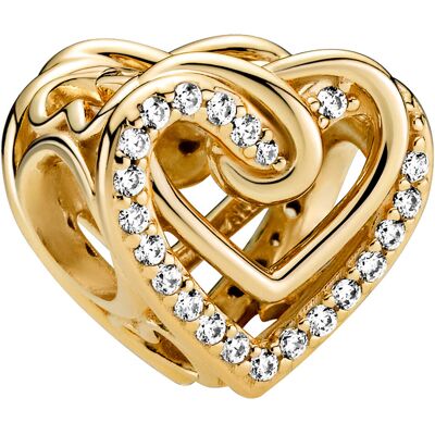 Pandora berlock Sparkling Entwined Hearts 769270C01 Pandora berlock Sparkling Entwined Hearts 769270C01