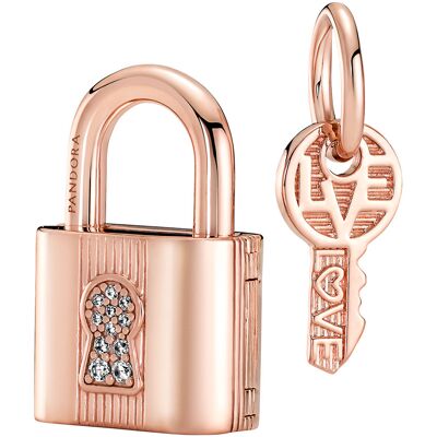 Pandora berlock dangle Padlock & Key 780088C01 Pandora berlock dangle Padlock & Key 780088C01