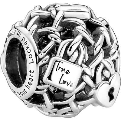 Pandora berlock Openwork Chain Link Padlock 790071C00 Pandora berlock Openwork Chain Link Padlock 790071C00